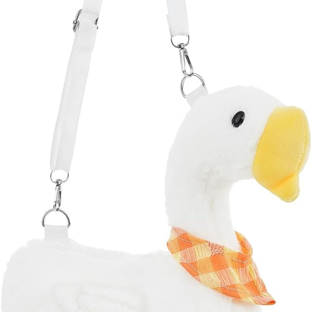 Chicken Hen Purse Bag Fluffy Shoulder Handbag Cute Funny Animal Gift for Christm